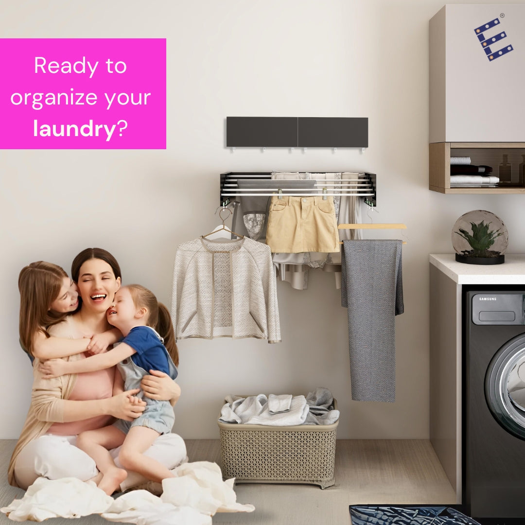 Declutter and Organize: Space-Saving Storage Ideas for Cloth Drying Racks