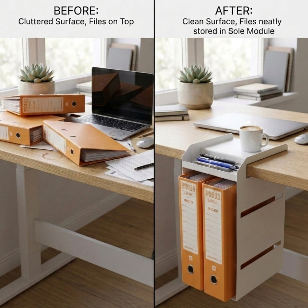 Under Desk File Holder