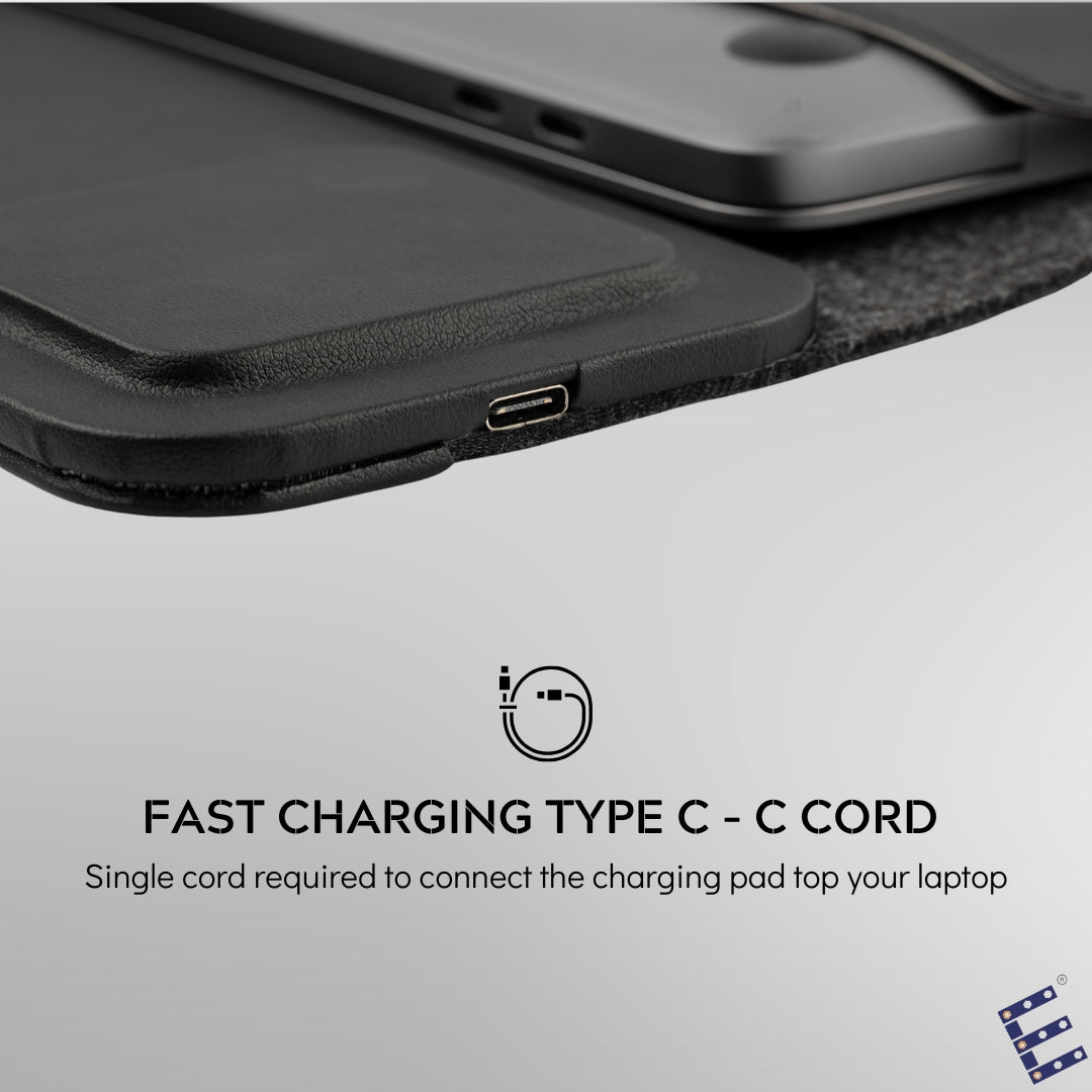 3 in 1 Wireless Charging Laptop Sleeve, Travel Case